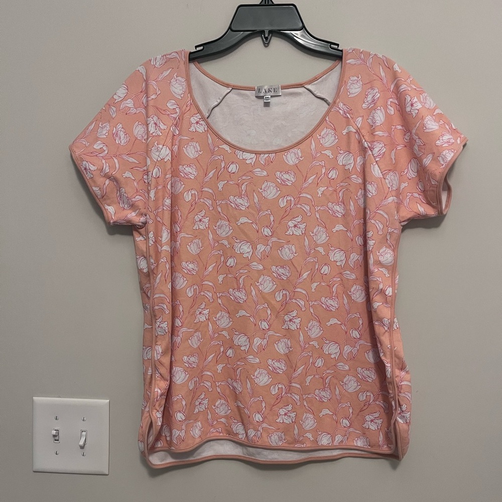 LAKE Pima Shorts SET in Apricot Vine Floral Size XXL
